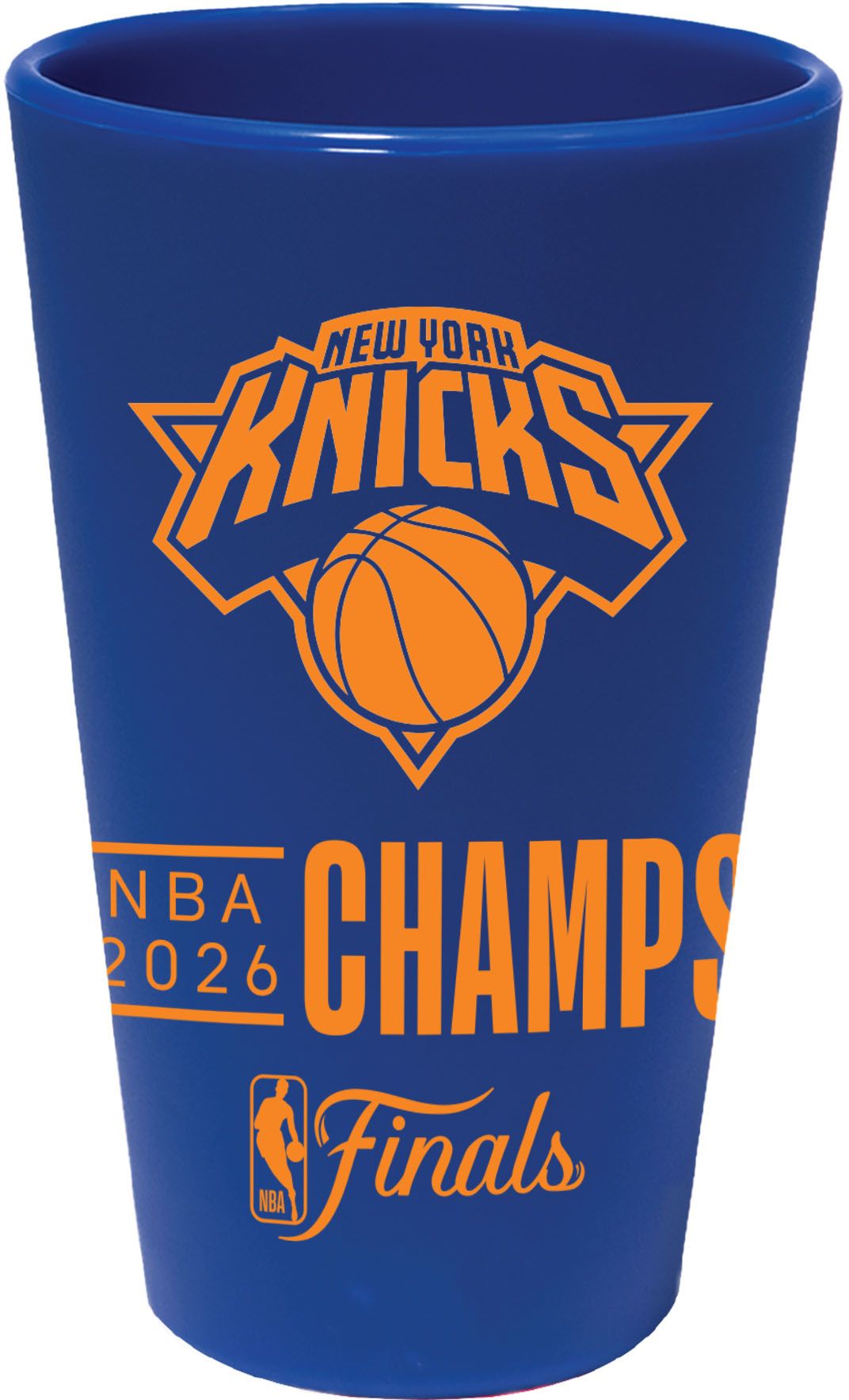 WinCraft 2026 NBA Champions New York Knicks 16oz. Silicone Pint