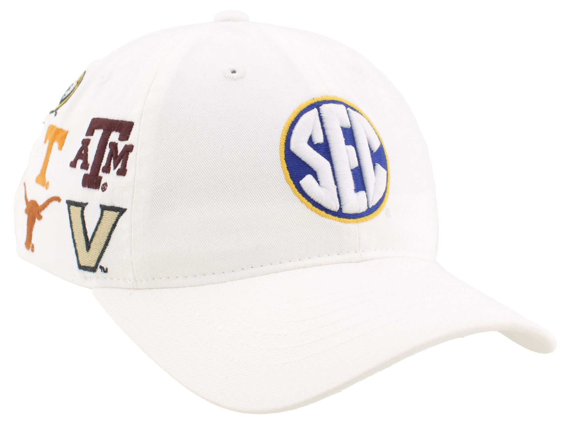 Zephyr Adult NCAA SEC Conference White Adjustable Hat | Dick's