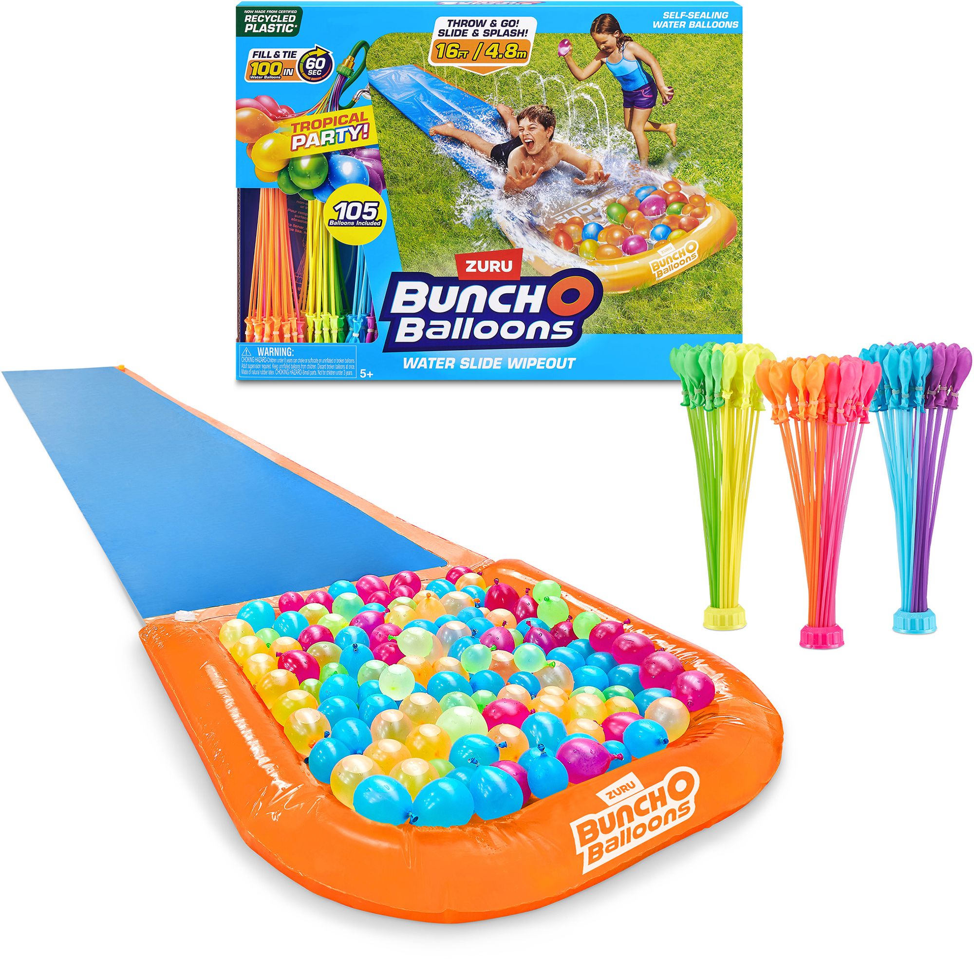 «新品»【SLY】DOUBLE BUTTON BALLOON S/OP Zuru Bunch O Balloons Water Slide | Dick's Sporting Goods