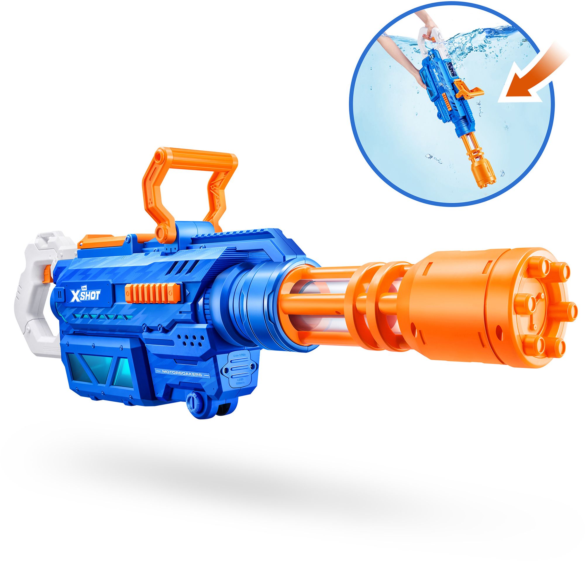 スポーツトイ・アクショントイ SQUID INDUSTRIES MAKO V5 Zuru X-Shot Water Large Gatling Motor Soaker | Dick's Sporting Goods