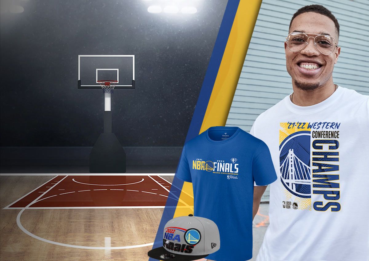 Image shows official championship team gear.