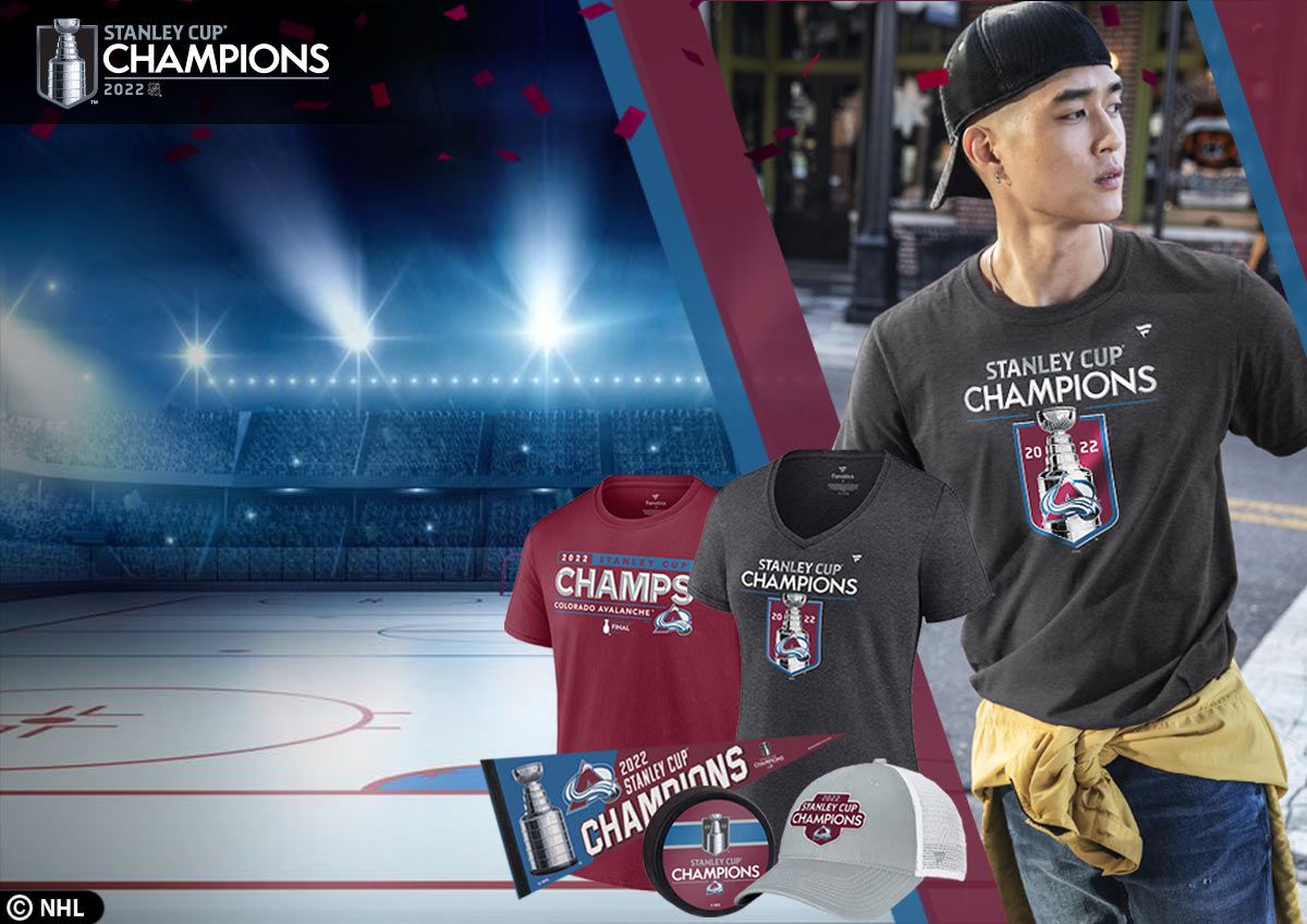 Image shows official championship team gear.