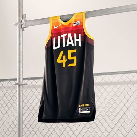 2021 New Season Donovan Mitchell #45 Utah Jazz City Edition Jersey 