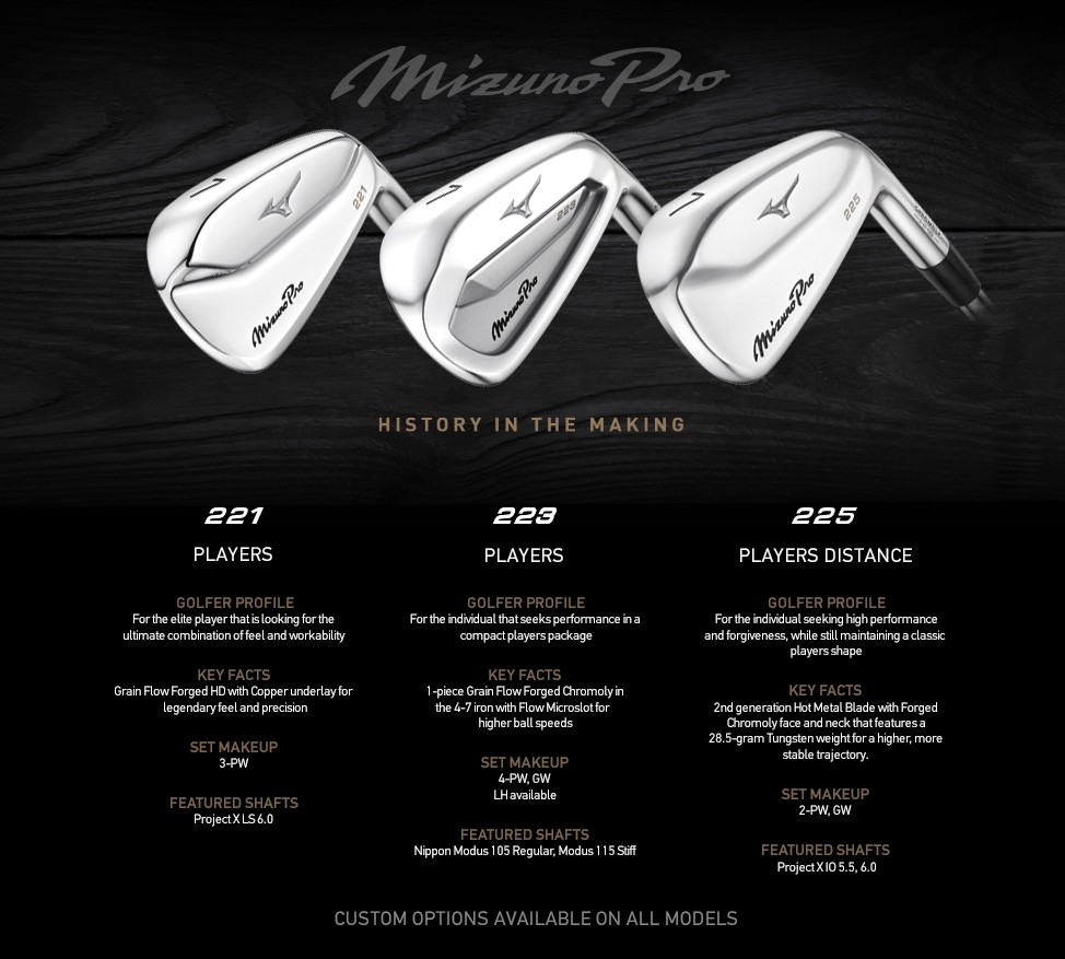 Mizuno Pro 225 Irons Golf Galaxy