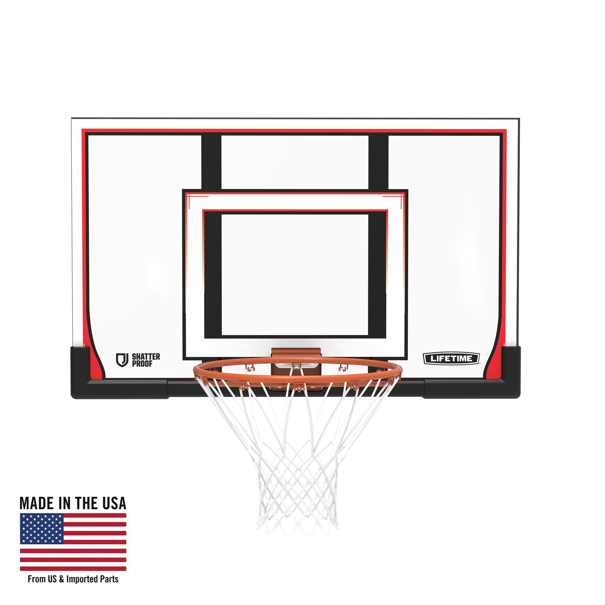 Backboard 122 cm Lifetime Basketball Slam-It Rim and 48' 