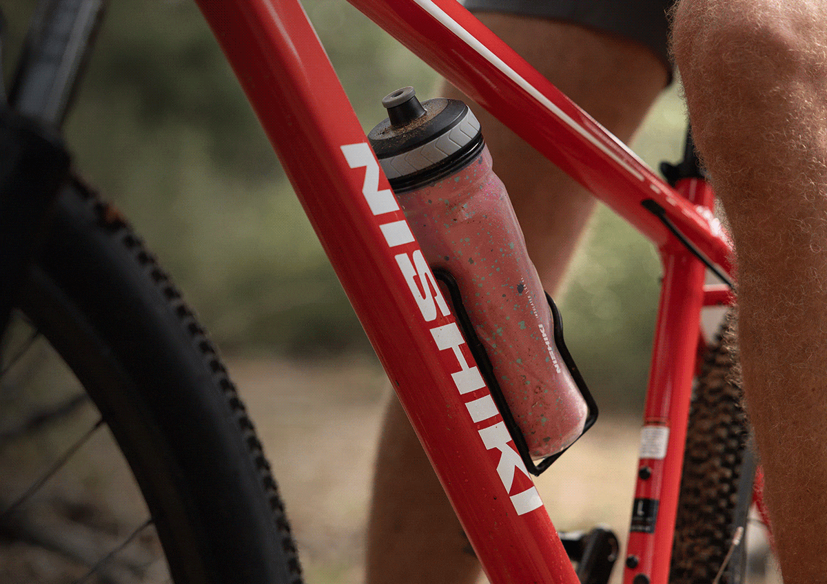 Animation of bike accessories.