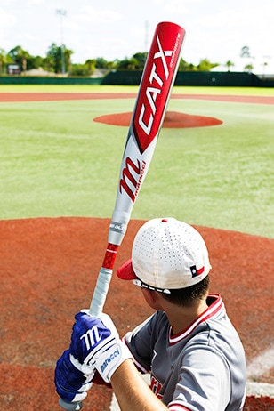 Image features the Marucci CATX