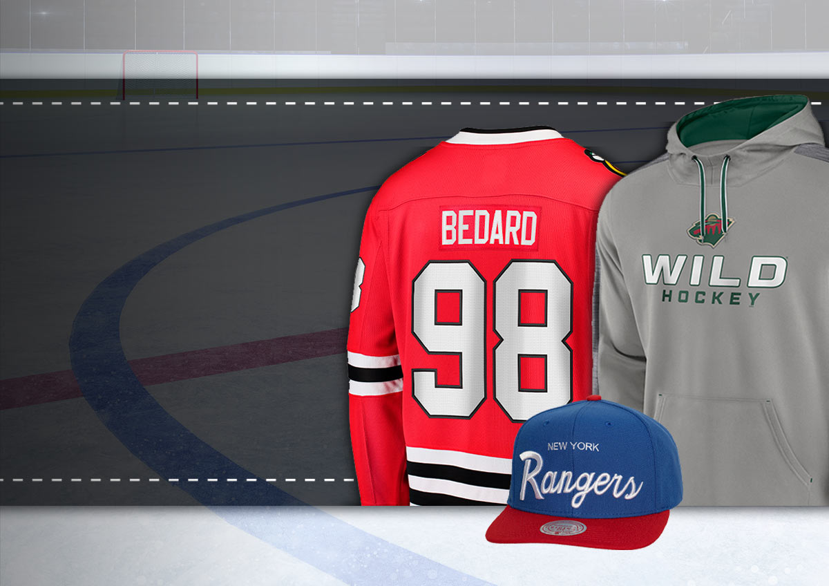 NHL Apparel, NHL Hockey Gear, Hockey Gifts, NHL Hockey Jerseys