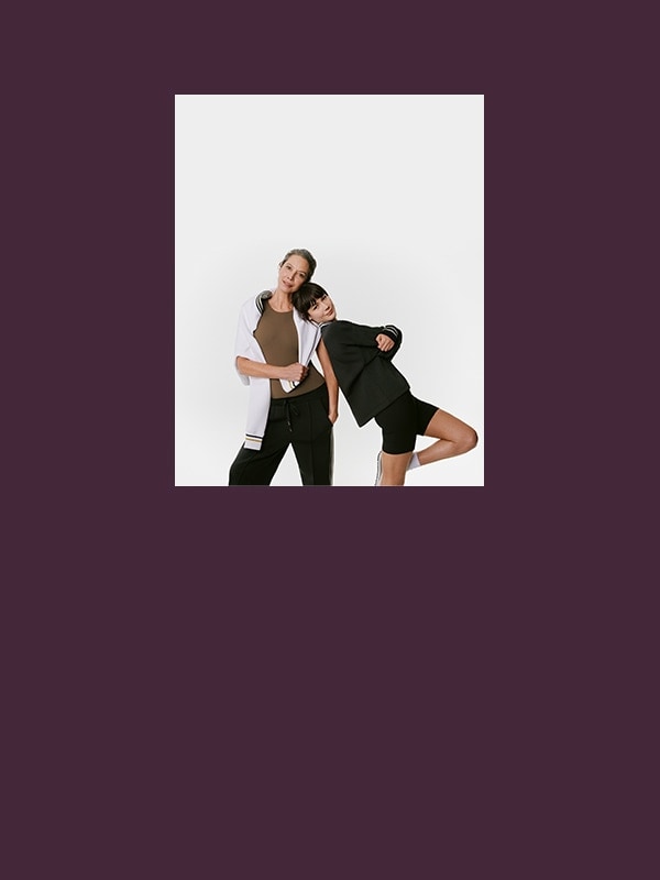 Christy Turlington & Grace Burns in CALIA clothing