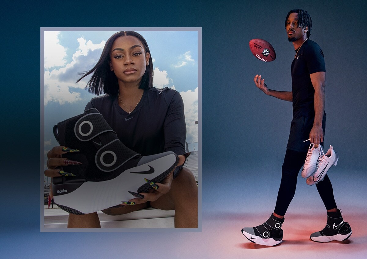 Professional athletes wearing Nike Hyperboots