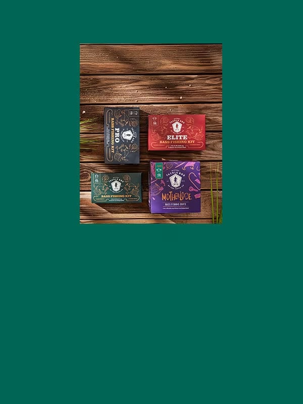 Collection of lure box kits.