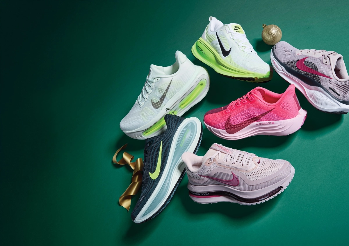 Collection of shoes from top brands.