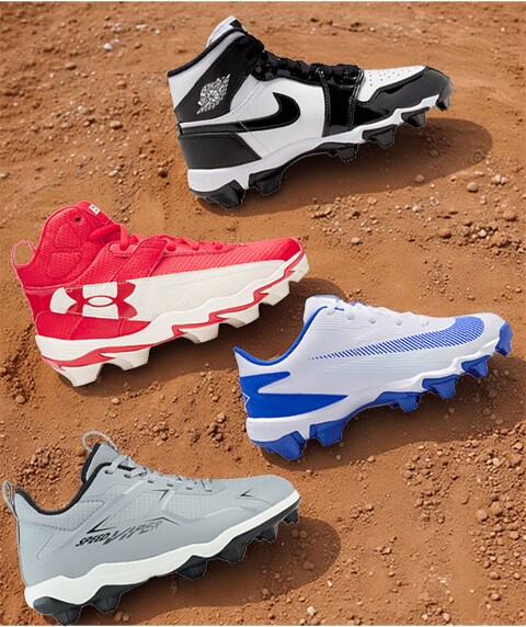 Kids' baseball cleats.