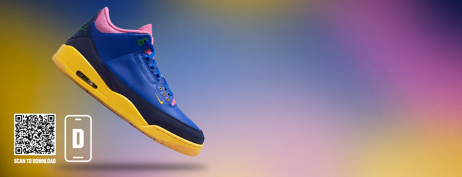 Air Jordan 3 Retro ‘Brazil’ shoes.