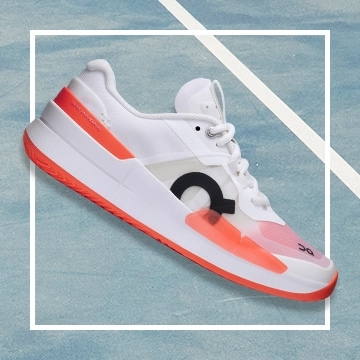 White tennis shoe.