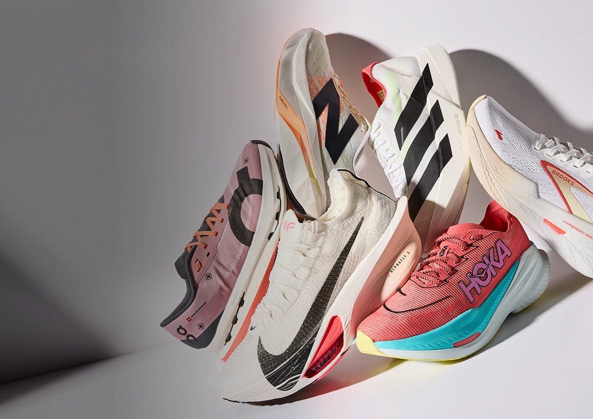 Collection of shoes from top brands.