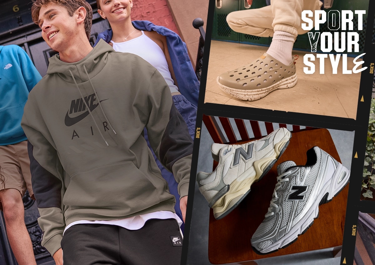 Sport Your Style. Collection of images of guys in their back to school outfits and shoes.