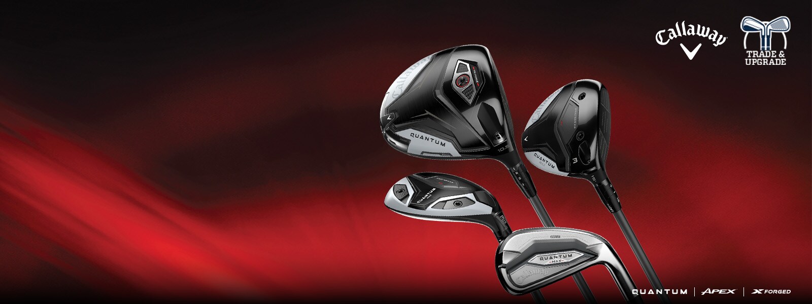 Image features a golfer swinging a driver.