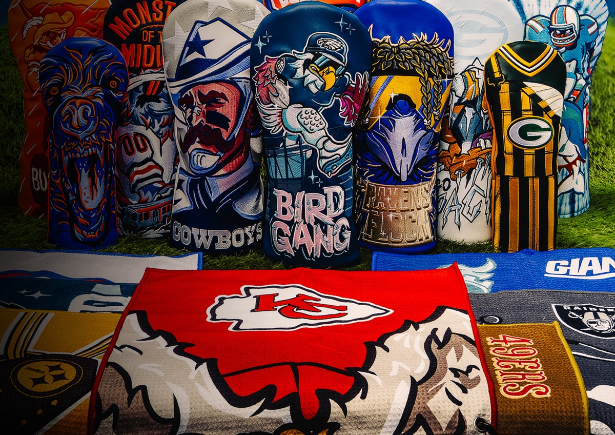 head covers and towels