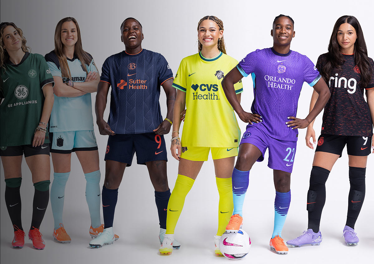 athlete wearing new NWSL Jersey