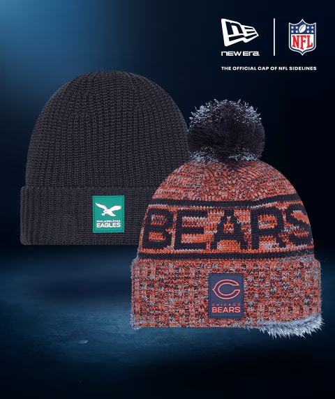 New Era Knits on a dark background