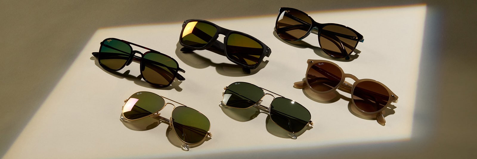 Collection of sunglasses.