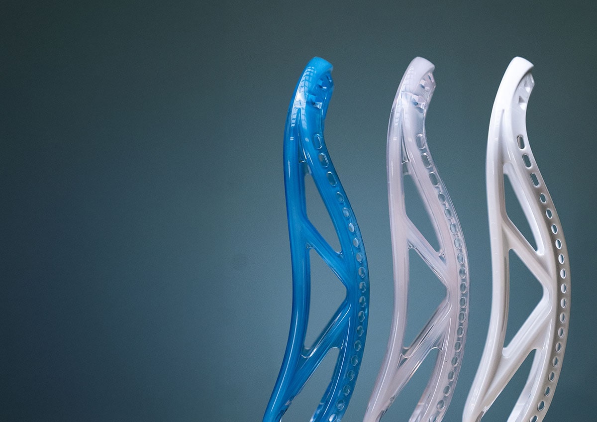 White Lacrosse head