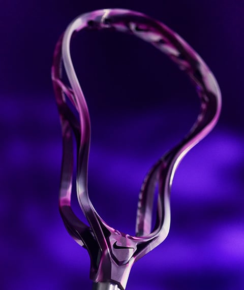 Purple Lacrosse head.