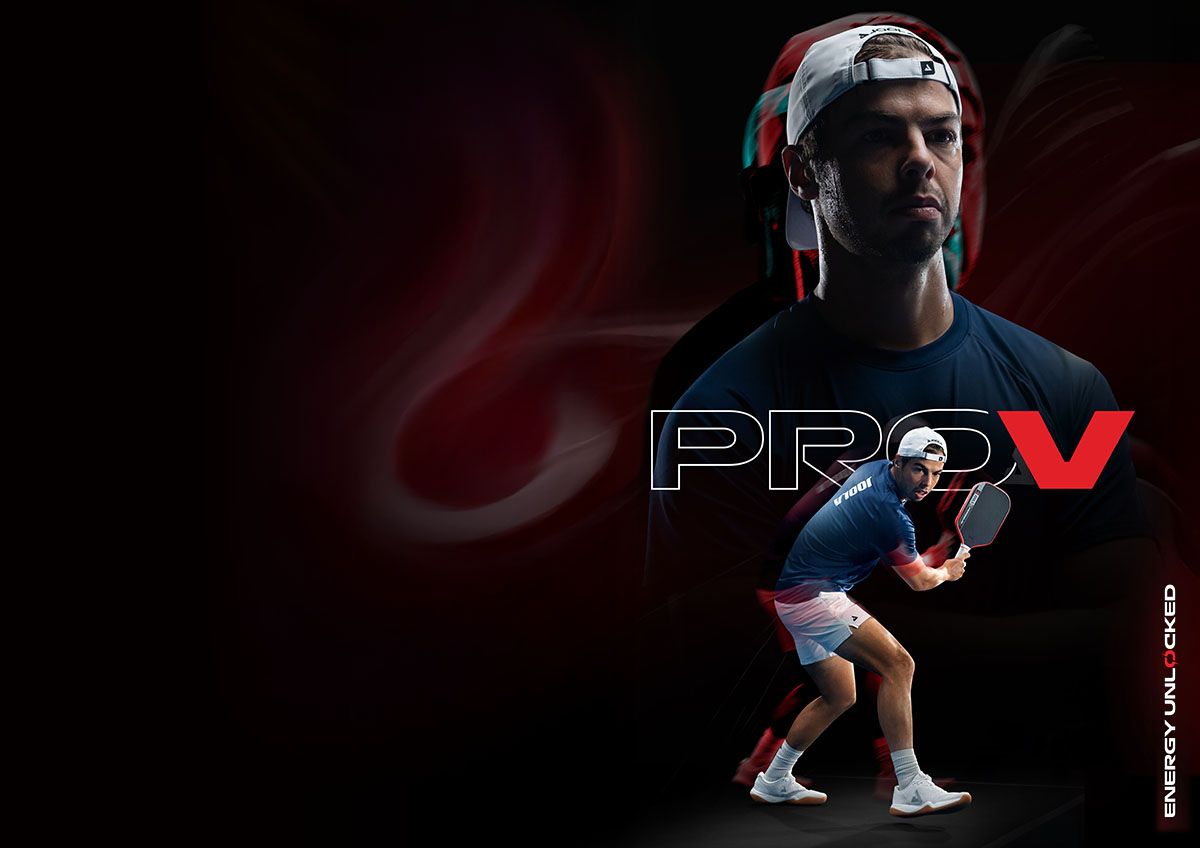 JOOLA Pro V Pickleball Paddle. Energy Unlocked.
