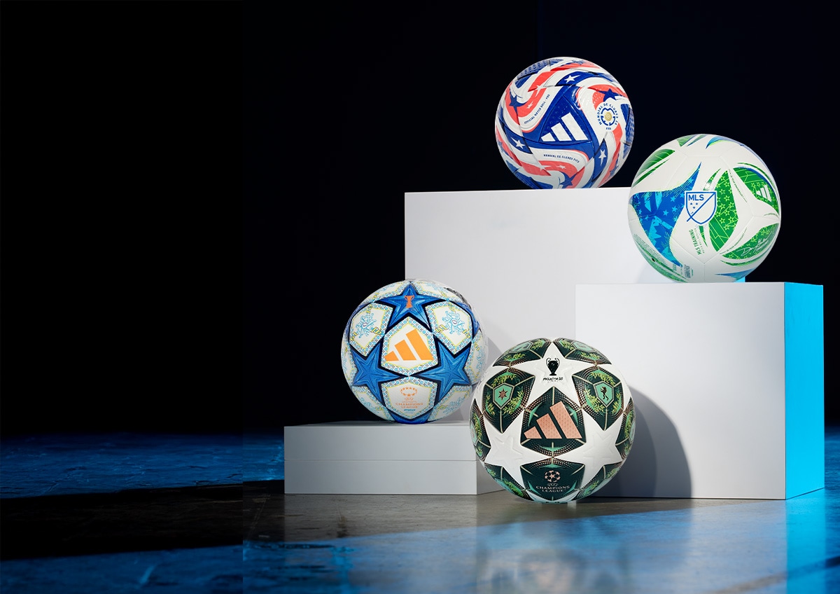 Soccer Balls in studio environment