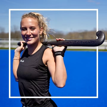 Image of field hockey player
