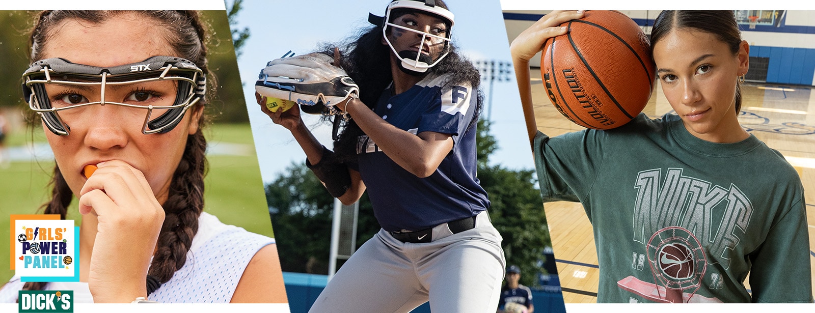 Image collage of female athletes.