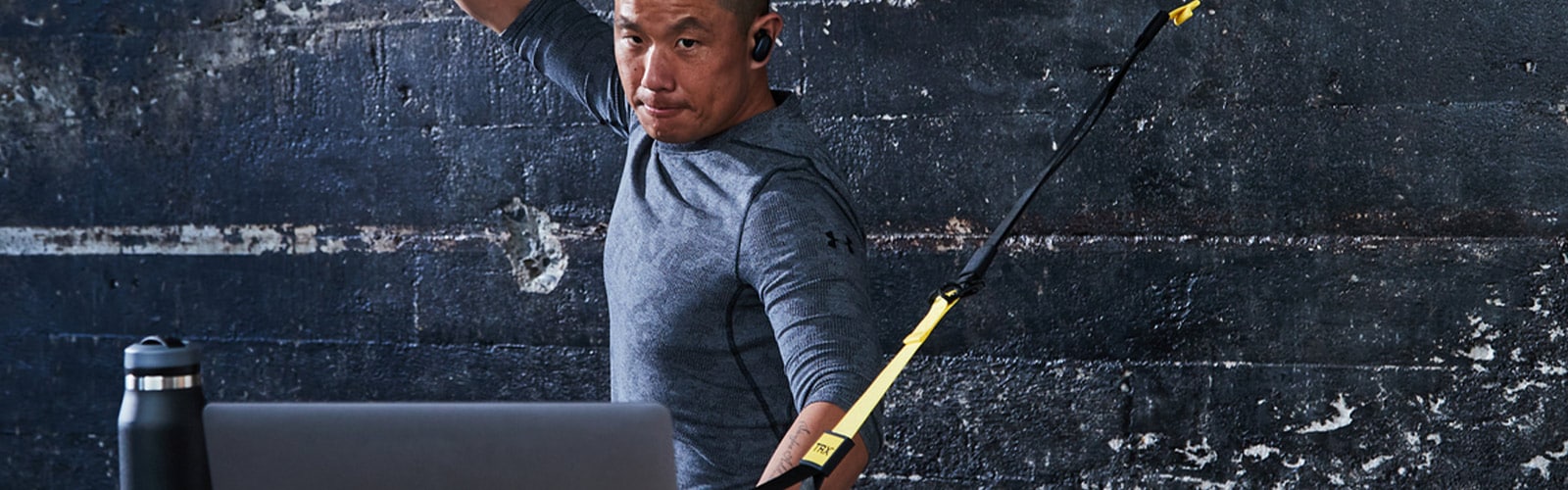 Image shows an instructor demonstrating an exercise.