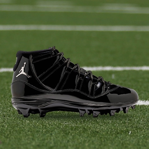 AJ11 football cleat.
