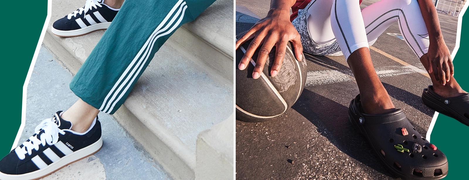 Family in different outfits from top brands.