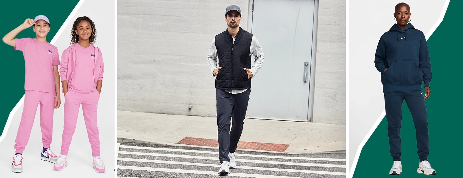 Family in outfits ready for fall.