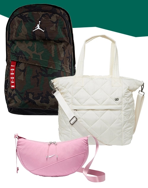 Three different types of bags.