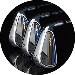 An image of Callaway irons.