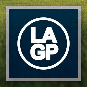 An icon of the LA Golf logo.