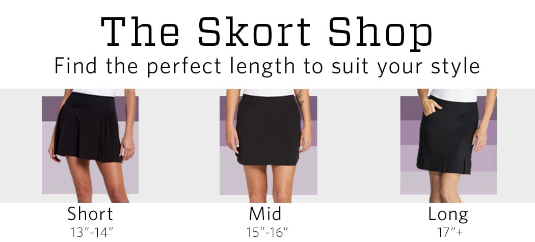 SANTINY 16 Golf Skorts Skirts for Women Zipper Pockets Women's High  Waisted Tennis Skirt Athletic Skort : : Clothing, Shoes &  Accessories