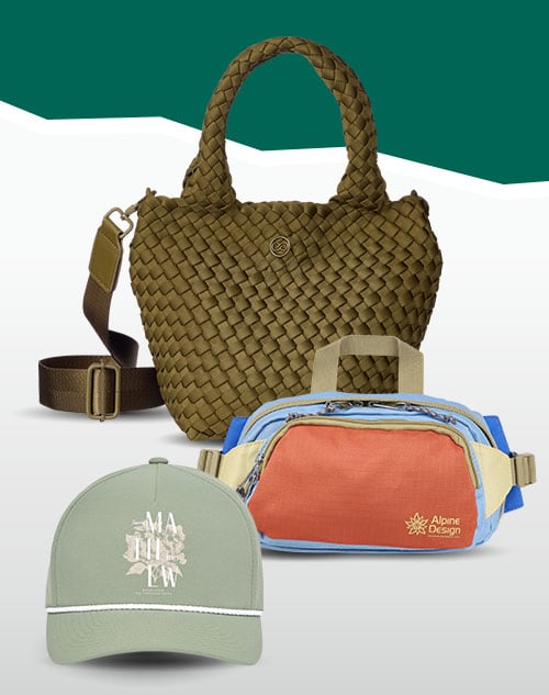 Bags and a hat.