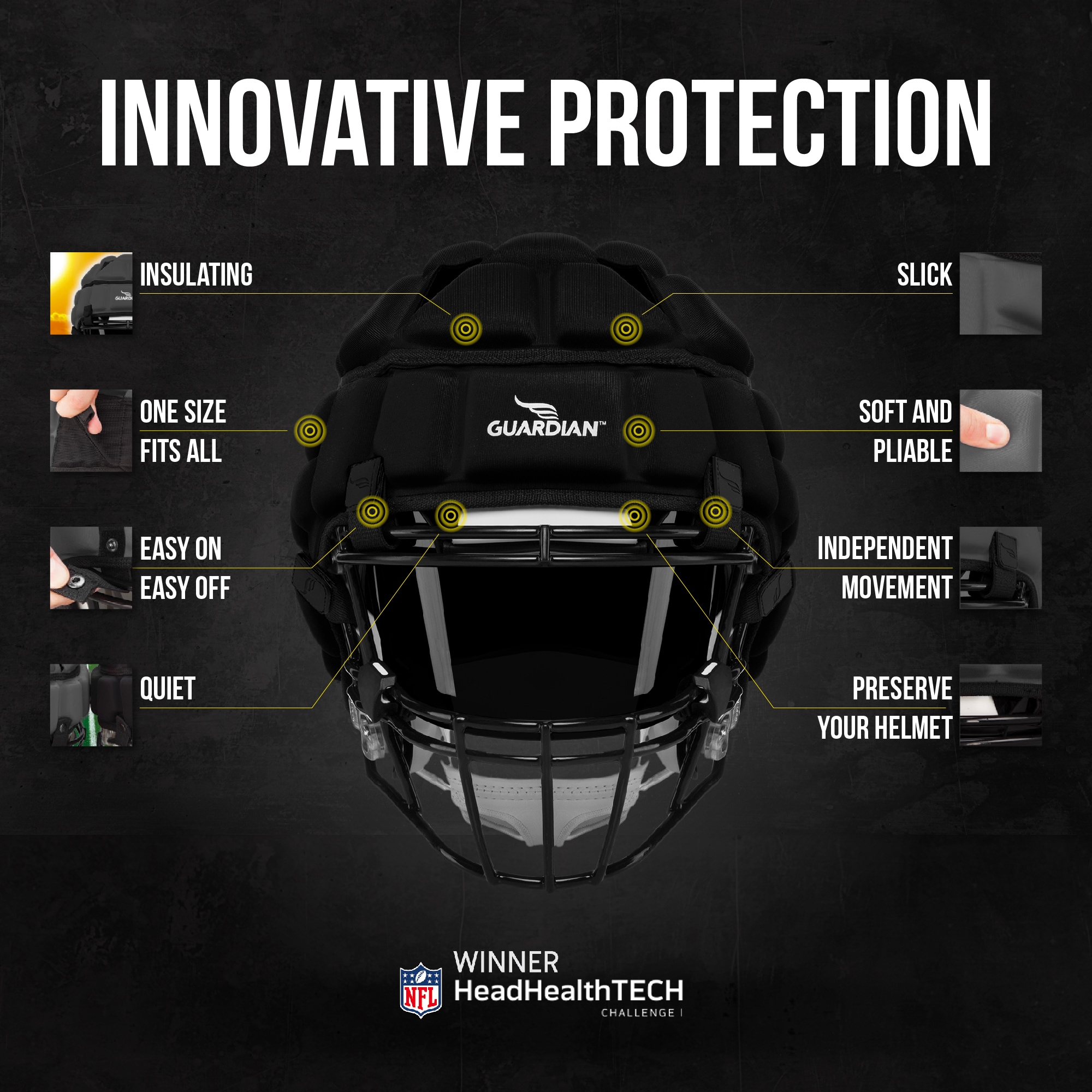 Guardian Protective Helmet Cover - XT Model