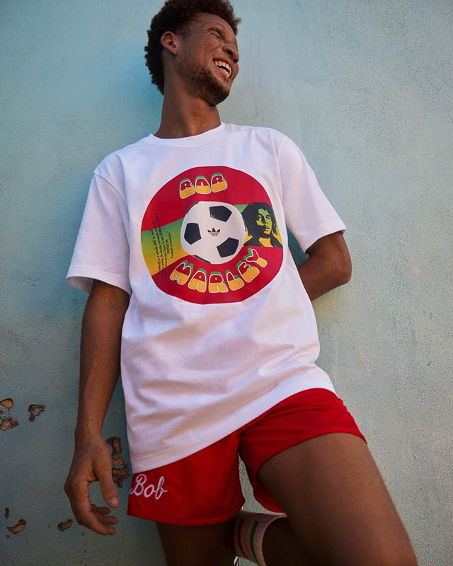 adidas Originals Men's Bob Marley Universe Graphic T-Shirt