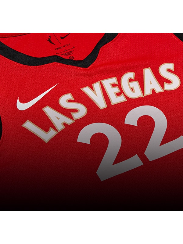 Nike Women's Kelsey Plum Red Las Vegas Aces 2021 Explorer Edition Victory  Player Jersey