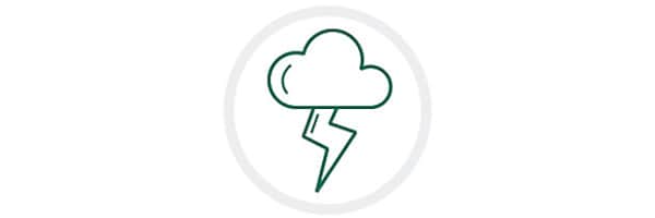 Illustration of storm cloud.