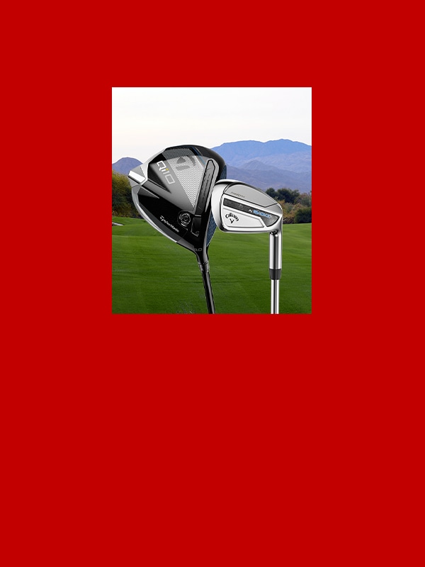 Golf clubs.