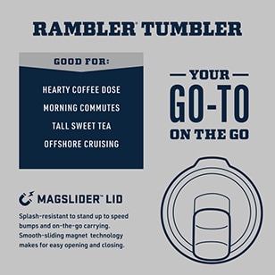 Rambler 20 oz Tumbler W/Magslider YETI – J&H Outdoors