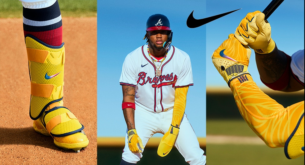 yellow nike arm sleeve