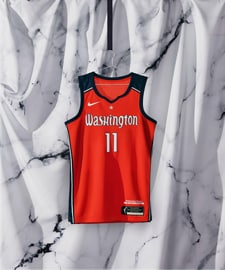 Nike+Washington+Mystics+Delle+Donne+%2311+Basketball+Jersey+Red+Geico+Size+XL  for sale online