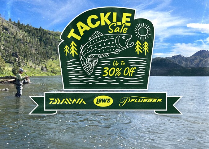 Fishing Gear & Tackle - Up to 30% Off